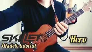 Skillet-Hero (ukulele tutorial) #skilletukulele #heroukulele #skilletheroukulele #skillettabs