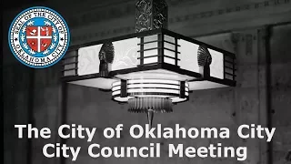 The City of Oklahoma City City Council meeting for Tuesday, January 30, 2018.