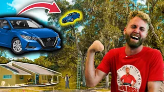 Putting My Car in the Top of a Tree and Calling a Tow Truck Prank