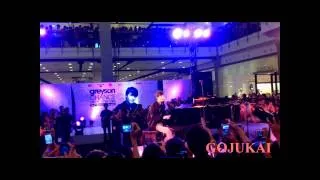 Greyson Chance - Hold on 'til the night @The first showcase in Bangkok 1/6