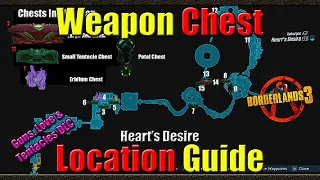 Borderlands 3 | Weapon Chest Location Guide | Hearts Desire | Wedding DLC