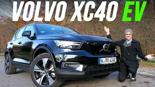 Volvo XC40 EV driving REVIEW with Autobahn 2022 Recharge Pure Electric P8 AWD | @autogefuehl