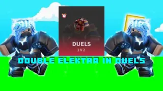 Double Elektra gives free wins in duels.. (Roblox Bedwars)