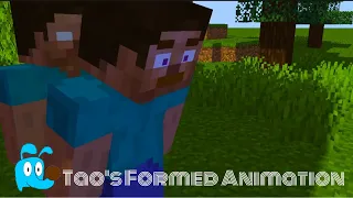 Herobrine tries to capture Steve 2 {Mine-imator animation}