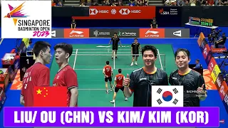 Singapore open 2023/ Liu-Ou (CHN) vs Kim/Kim (KOR) | R32