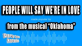 Oklahoma - People Will Say We're In Love (Karaoke Version)