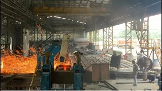 New Rolling Mill { Factory } Raipur Chattisgarh .... Angle 65-75 m.m.  ... 7 Stand Mill