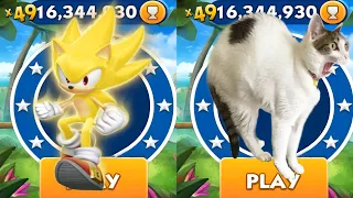 Sonic Dash -Super Sonic vs Pet Run _ Movie Sonic vs All Bosses Zazz Eggman