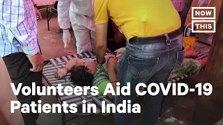 COVID-19 Patients in India Helped by Volunteers #Shorts