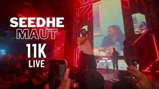 Seedhe Maut - 11K Live (4K Video) | Seedhe Maut Entry at SImba Uproar 2023 Bangalore New Year 2024