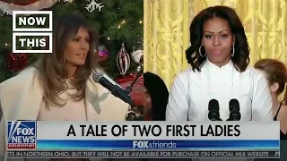 How Fox News Covered Michelle Obama vs. Melania Trump | NowThis