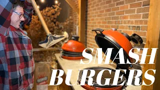 In-N-Out hamburger. Kamado Joe Smash burger recipe, the BEST BBQ hamburger homemade | SDBBQ