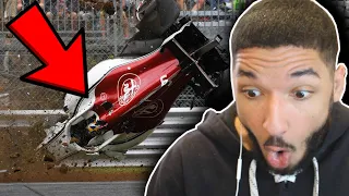 American FIRST REACTION to TOP 10 BIGGEST F1 CRASHES OF 2018!