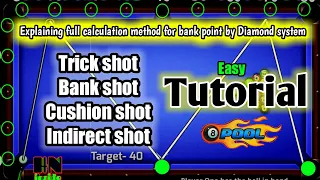 8 Ball Pool Trick shots Tutorial #2 | How to use Diamond system in 8 ball pool