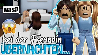 ich ÜBERNACHTE 💤 bei meiner FREUNDIN 👯‍♀️ in BROOKHAVEN 🏡 Roblox Roleplay Story RP DEUTSCH