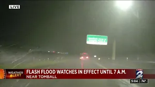 Flash flood watches in effect until 7 a.m. near Tomball