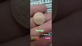 2 Euro Cents Portugal Coin #ytshorts #rarecoins #rare