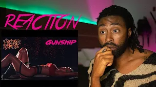 Gunship - Dark All Day (PowerGlove Remix) Music Video - REACTION