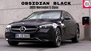 2022 Mercedes C-Class Plug-in Hybrid in Obsidian Black