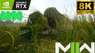 8K- Sniper Mission Call of Duty Modern Warfare 2 2022 on RTX 4090(recon by fire)