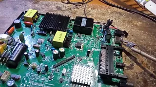 Ремонт ТВ DEXP F48B7000V - проблема с подсветкй