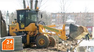 Масштабное благоустройство ведётся в Пересвете | Новости | ТВР24 | Сергиево-Посадский округ