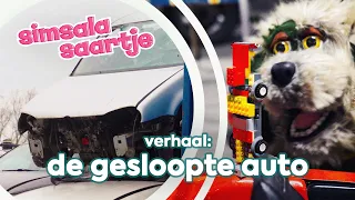 DE GESLOOPTE AUTO 🚙🗒️🔑 | SIMSALA SAARTJE 🐽 | Educatieve kleutertelevisie | Auto's en cijfers