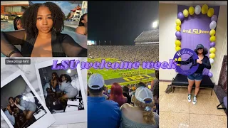 Lsu freshman Move in Day| welcome week| black girl pwi edition| traveling, parties, camp tour + more