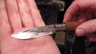 #54 Restore, modify and sharpen an Opinel no8 folding knife  🔪 ( Carbon steel )
