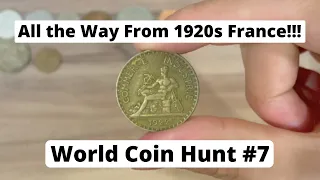 1920s French Coin Found!!!: #7 World Coin Hunt - 4.5kg of Bulk World Coins