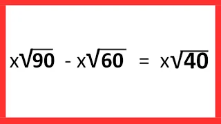 Simplifying Radicals║ Nice Square Root Problem