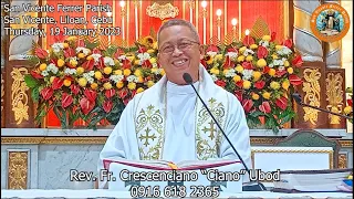 "Maayo ba ang pag pangitag milagro?" - 1/19/2023 Misa ni Fr. Ciano Ubod sa SVFP.