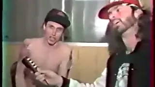 John Frusciante, Flea & Chad Smith - (Funny Interview) - (Lyon, France) - (1990)