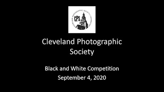 Black & White and Pictorial Competition - September 4, 2020