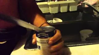 How to open a can of soup with your knife By Joe Garza