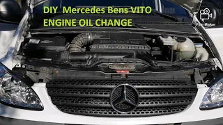 How to change ENGINE OIL on MERCEDES BENS VITO 109 CDI 2007