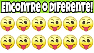 qual é o emoji diferente   encontre o emoji diferente em 30 segundos! encontra o diferente #55