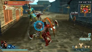 Dynasty Warriors: Strikeforce (PSP) Lu Bu vs Liu Bei