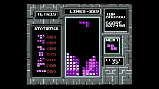 NES Tetris all 256 levels with super killscreen linecap