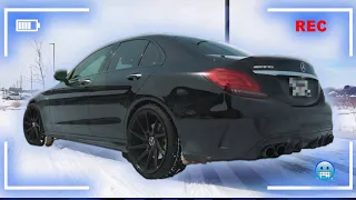 C43 AMG Cold Start in Sport + Mode