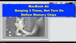 MacBook Air - Beeping 3 time and not turn on (repair)