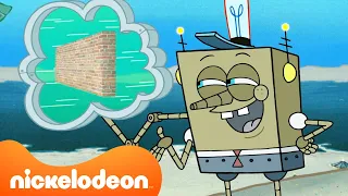 SpongeBob | SpongeBob dan Squidward Adalah Robot? 🤖 | Adegan Penuh | Nickelodeon Bahasa