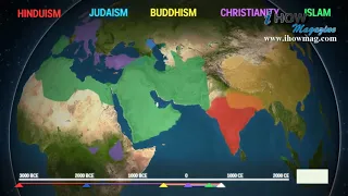 How religion spread around the world   | Animated Map Shows |