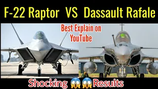 F-22 Raptor vs Dassault Rafale Comparison, Full Explains Shocking result