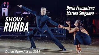 Dorin Frecautanu - Marina Sergeeva | Show dance Rumba | WDC AL | Dutch Open Assen 2021