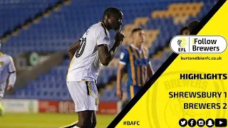 CARABAO CUP HIGHLIGHTS | Shrewsbury Town 1-2 Burton Albion