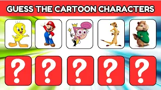 Guess the Cartoon Character.  "101" Characters (Part 1)