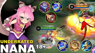 NANA One Shot Is So " UNDERRATED " | NANA 2 Types Of Build 2023 | MLBB