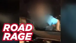 Woman jumps on car hood in bizarre road rage case: Video