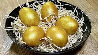 Золоті яйця || Золоті яйця в лушпинні цибулі на Великдень || Golden eggs ||